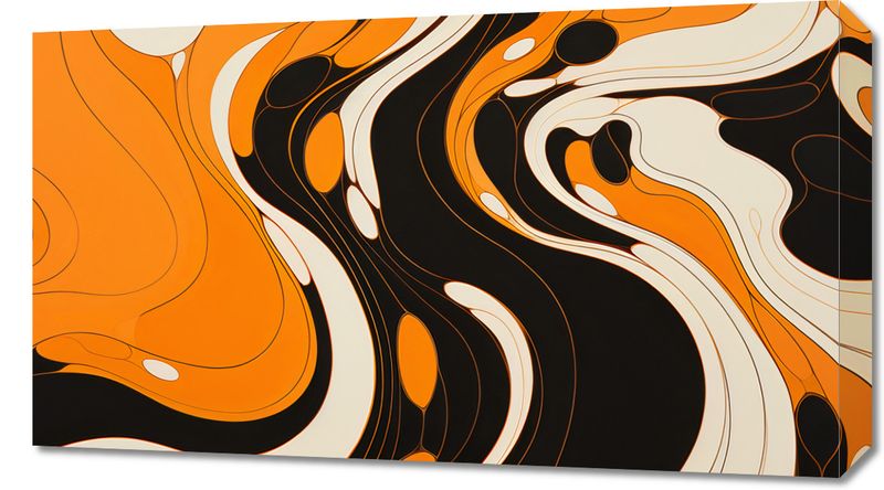 Obraz 70x40cm Tańczący Atrament zdjęcie 1