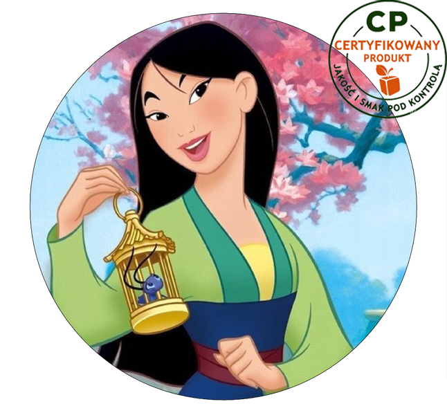 Opłatek na tort Mulan zdjęcie 1