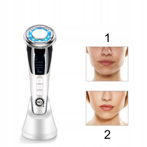 MEZOTERAPIA BEZIGŁOWA MASAŻER EMS TWARZY LIFTING 5w1 URZĄDZENIE DO MASAŻU na Arena.pl