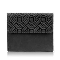 portfel damski skórzany vintage czarny mały paolo peruzzi t-114-hbl