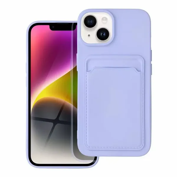 Futerał CARD CASE do IPHONE 14 fioletowy zdjęcie 1
