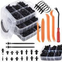 ZESTAW SPINEK KOŁKI SAMOCHODOWE + ŚCIĄGACZE 625SZ MOCOWANIA TAPICERKI ATRAP