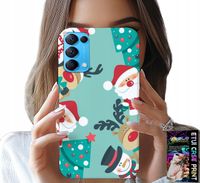 ETUI DO OPPO RENO5 4G 5G - MIKOŁAJ, RENIFER BAŁWAN ŚWIĄTECZNE WZORY
