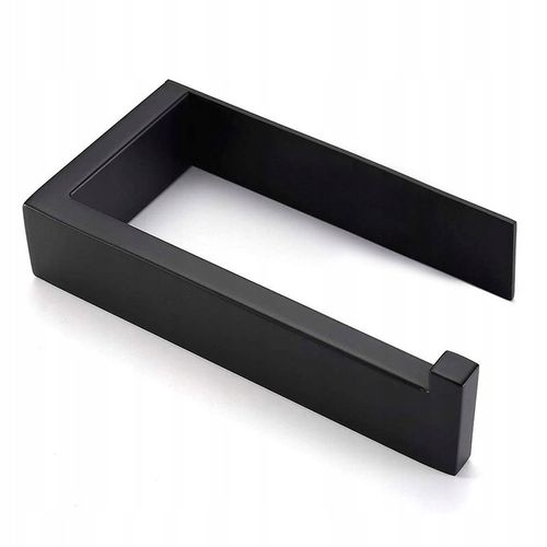 Uchwyt na papier toaletowy czarny samoprzylepny na Arena.pl