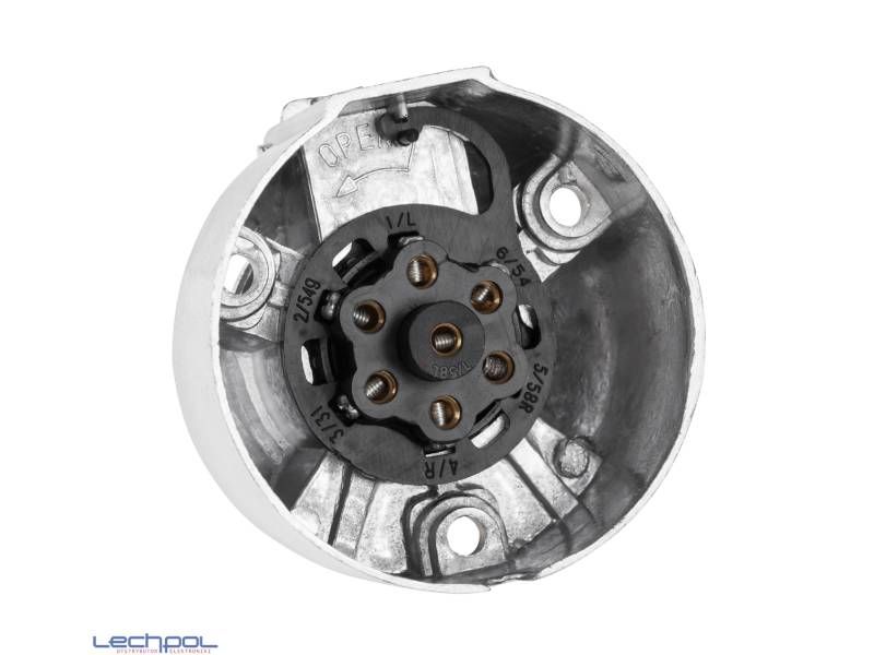 GNI0517 Gniazdo przyczepy aluminium zdjęcie 2