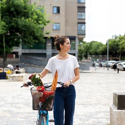 DUŻY KOSZ NA ROWER METALOWY KOSZYK ROWEROWY NA KIEROWNICĘ SYSTEM CLICK XXXL na Arena.pl