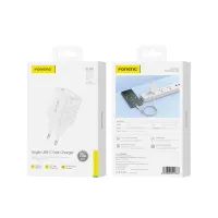 foneng ładowarka sieciowa eu55 gan pd 20w 1xusb-c biały