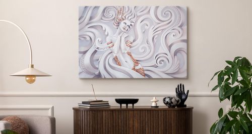 Obraz Canvas Do Sypialni Bogini Grecka MEDUZA Kobieta Efekt 3D 30cm x 20cm na Arena.pl