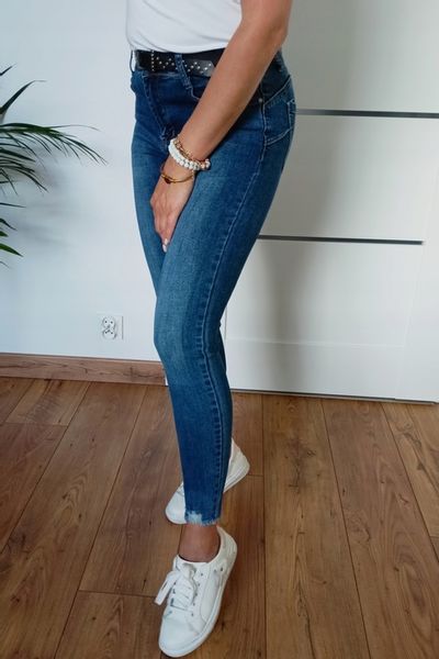 MS2 Jeansy M.SARA Push Up Z PASKIEM wyszczuplające r. 44 XXL (33, 34) zdjęcie 2