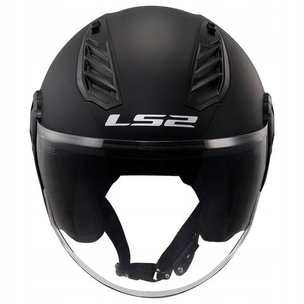 KASK LS2 OF616 Airflow II ECE 22.06 Solid Black Matt Czarny Mat Rozmiar M zdjęcie 10
