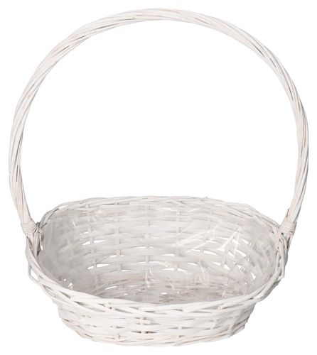 KOSZ WIKLINOWY KOSZE PREZENTOWE L BIAŁY DUŻY na Arena.pl