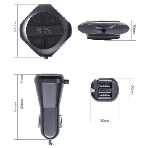 Transmiter FM VK Q7S Głośnomówiący Bluetooth na Arena.pl