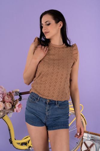 Bluzka Sansi Camel B51 rozmiar - S na Arena.pl