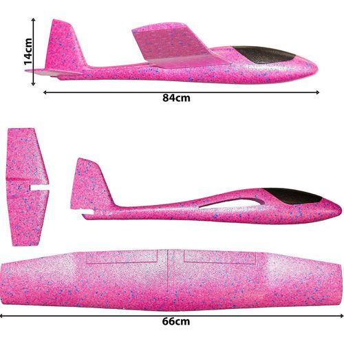 SAMOLOT STYROPIANOWY 84CM CZERWONY na Arena.pl