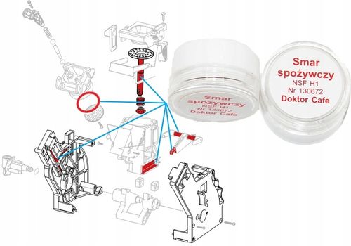 Zestaw nowy wzór specjalnej uszczelki Saeco HD RI SM SUP Philips EP LatteGo na Arena.pl