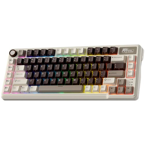 ROYAL KLUDGE RK L75 Mocha Grey Gaming Keyboard Beige switch na Arena.pl