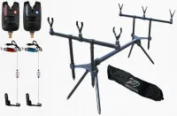 STANOWISKO KARPIOWE 3 WĘDKI ROD-POD+ 2x SYGNALIZATOR+ 2x SWINGER+ POKROWIEC