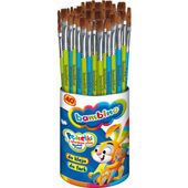 PĘDZELKI DO FARB I KLEJU W KUBKU BAMBINO (40) 2854