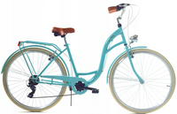 Rower Dallas City 28" 7spd - turkusowy z kremem