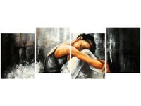 45CM 120 OBRAZ 4 ELEM ZMYSŁOWY BALET ŚCIENNY