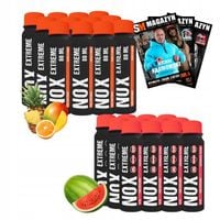 24 x nowmax NOX EXTREME 80 ML SZOT POMPA SIŁA ALANINA POBUDZENIE ORGANIZMU