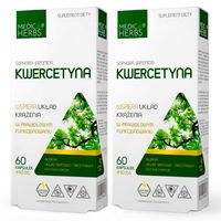 Zestaw 2x Kwercetyna 440mg 60 kapsułek Medica Herbs