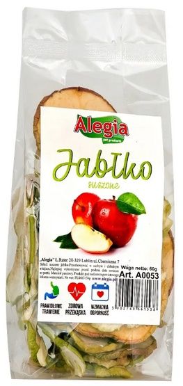 Alegia Jabłko suszone 60g zdjęcie 1