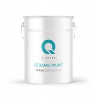 FARBA BIAŁA DO ŚCIAN CERAMICZNA CERAMIC 10L GŁĘBOKI MAT ŚNIEŻNA BIEL