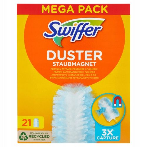 SWIFFER Duster Miotełki do kurzu Wkłady Wymienne Przyciągające 21 sztuk na Arena.pl