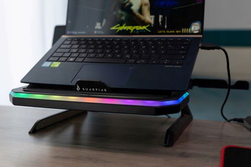 Podstawka do laptopa SureFire Portus X1 Foldable RGB na Arena.pl