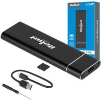 Obudowa dysku SSD M.2 NVMe NGFF M2788 Rebel USB-C 3.1 aluminiowa do 2TB