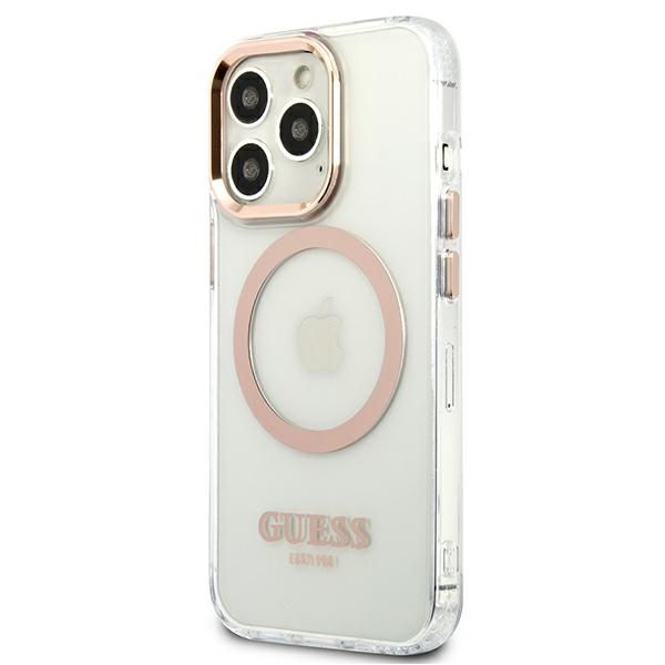 Etui Guess do iPhone 13 Pro Max, Złoty, MagSafe zdjęcie 2