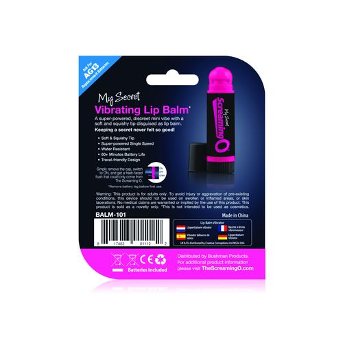 Mini wibrator - The Screaming O Vibrating Lip Balm na Arena.pl