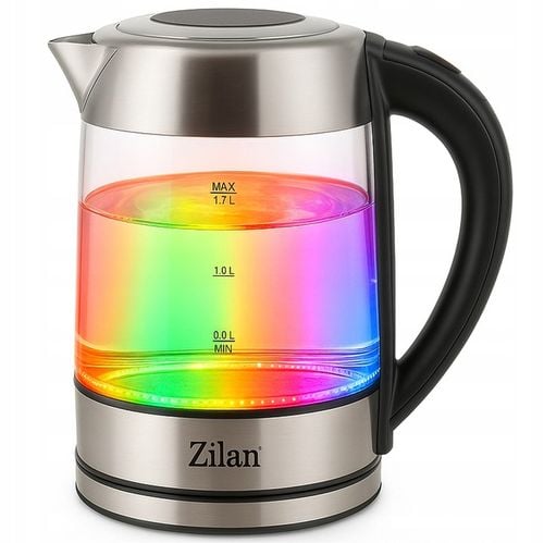 CZAJNIK ELEKTRYCZNY SZKLANY LED Z REGULACJĄ TEMPERATURY 2200W na Arena.pl