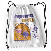 Plecak Urodziny 80 80Te Sportowy Szkolny Worek Z Nadrukiem Ze Zdjęciem