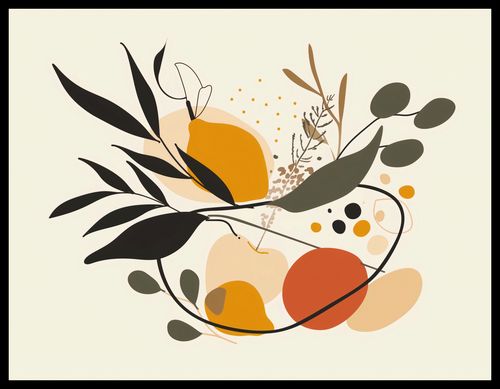 Plakat 65x50cm Botaniczny Wir na Arena.pl