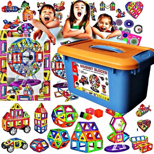 Klocki Magnetyczne – Buduj Zamki, Pojazdy I Wymyślne Konstrukcje! na Arena.pl