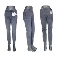 Damskie jeansy Tommy Hilfiger Como Skinny WW0WW32132 szare rurki - W34/L28