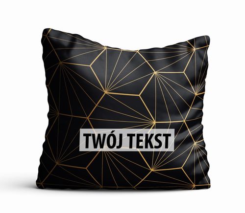 Poduszka Dekoracyjna GEOMETRYCZNA  z Twoim napisem G36 na Arena.pl