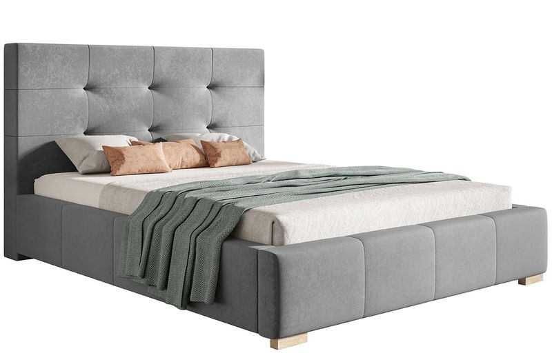 Łóżko tapicerowane LUX 5 180x200 ze Stelażem i pojemnikiem zdjęcie 1