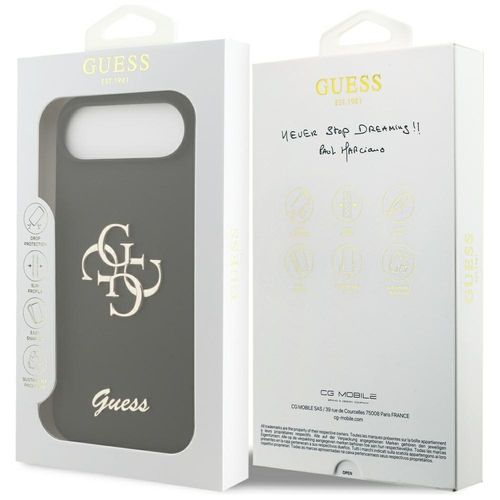 Etui Guess Silicone Big 4G Script do iPhone Air czarny na Arena.pl