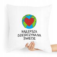 Poduszka Dla Dziewczyny Najlepsza Dziewczyna Z Nadrukiem Ze Zdjęciem