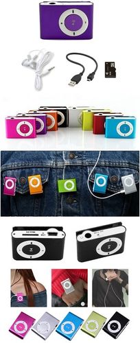 ODTWARZACZ MP3 KLIPS SŁUCHAWKI + KARTA SD 8GB USB na Arena.pl