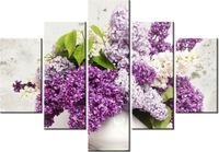 70 100CM OBRAZ 5 ELEM BEZ DRUK PŁÓTNO