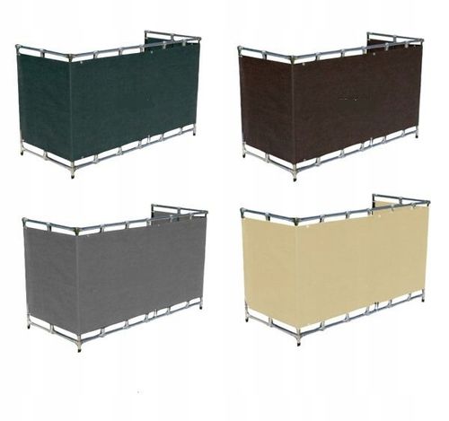 OSŁONA BALKONOWA UV ZIELONA 0,8MX5M TARAS PŁOT OCZKA DEKORACJA SIATKA OGRÓD na Arena.pl