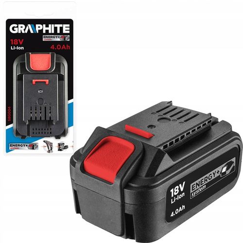 GRAPHITE ENERGY+ AKUMULATOR BATERIA LI-ION 18V O POJEMNOŚCI 4Ah 58G004 na Arena.pl