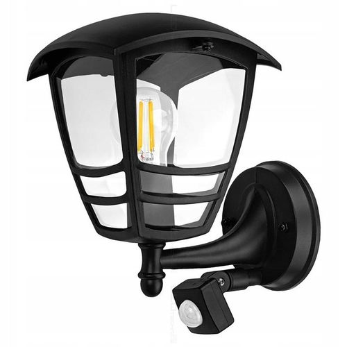 Lampa elewacyjna ogrodowa kinkiet zewnętrzny CZUJNIK RUCHU ZMIERZCHU na Arena.pl