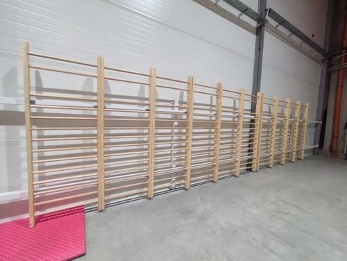 Drewniana drabinka gimnastyczna UNDERFIT 220 x 70 cm na Arena.pl