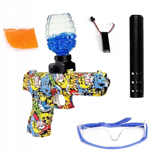 KARABIN PISTOLET AUTOMAT NA KULKI ŻELOWE WODNE ORBEZZ 7-8 MM GLOCK GRAFFITI na Arena.pl