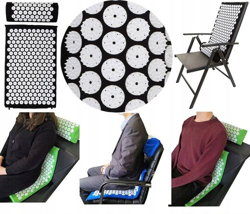 MATA DO AKUPRESURY CZARNA + PODUSZKA na Arena.pl